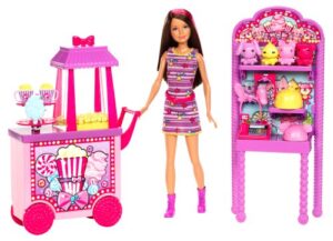 mattel barbie sisters popcorn and souvenirs playset