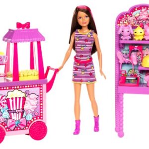 Mattel Barbie Sisters Popcorn and Souvenirs Playset