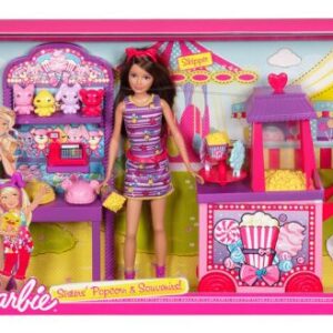 Mattel Barbie Sisters Popcorn and Souvenirs Playset