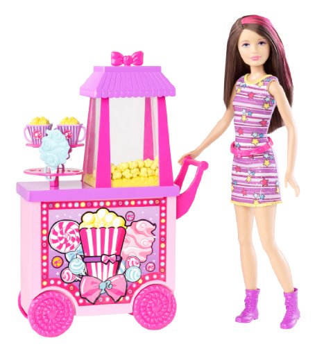 Mattel Barbie Sisters Popcorn and Souvenirs Playset