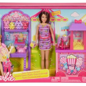 Mattel Barbie Sisters Popcorn and Souvenirs Playset