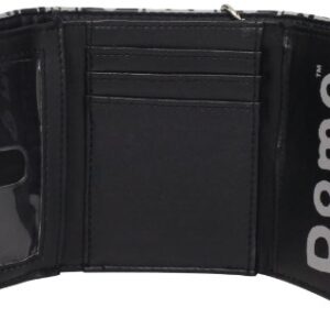 Domo Men's Rockstar Trifold Wallet with Chain, Black, One Size