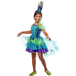 Rubies Girl's Peacock Costume Dress, Medium