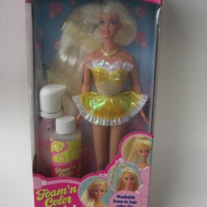 Foam 'N Color Barbie Yellow Dress by Mattel