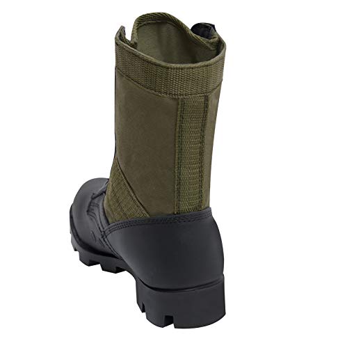 Rothco 8'' GI Type Jungle Boot, Olive Drab, WDE/10