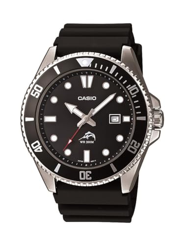 Casio Men's MDV106-1AV 200M Duro Analog Watch, Black