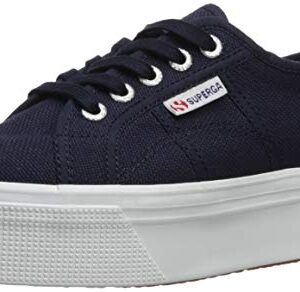 Superga Women's 2790A COTW Sneaker, Navy, 41 M EU / 9.5 B(M) US Women