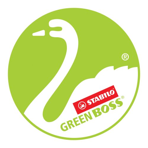 Highlighter - STABILO Green BOSS Wallet of 4 Assorted Colours