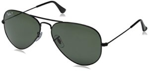 ray-ban sunglasses - rb3025 aviator large metal / frame: black lens: gray polarized (62 mm)