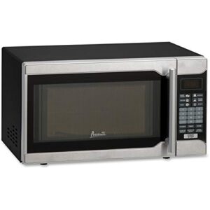 avanti, avamo7103sst, 700-watt one-touch 0.7 cubic foot microwave, black,stainless steel