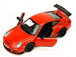 kinsmart porsche 911 gt3 rs 1:36 scale 5inch die cast model toy sports car - orange