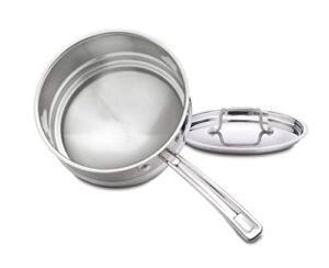cuisinart mcp111-20n multiclad pro stainless skillet, 20-cm, universal double boiler w/cover