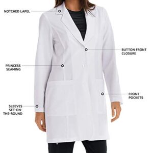 Grey's Anatomy Signature 2402 35" Women's Lab Coat (White, Large)