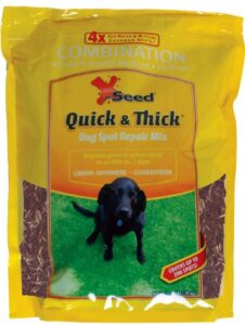 x-seed quick and thick dog spot lawn repair mix, 1.75-pound