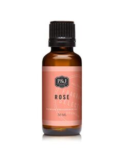 p&j fragrance oil | rose oil 30ml - candle scents for candle making, freshie scents, soap making supplies, diffuser oil scents