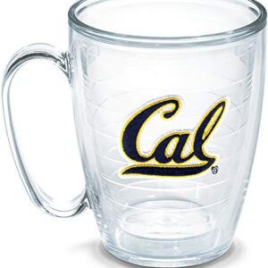 Tervis Made in USA Double Walled University of California UC Berkeley Golden Bears Insulated Tumbler Cup Keeps Drinks Cold & Hot, 24oz - No Lid, Emblem