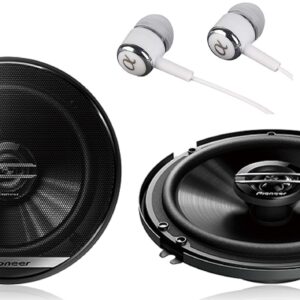 Pioneer TS-G1620F 600 Watts Max Power 6-1/2" 2-Way G-Series Coaxial Full Range Car Audio Stereo Speakers