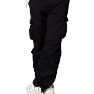 Match Men's Wild Cargo Pants(Black,36)