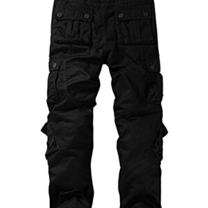 Match Men's Wild Cargo Pants(Black,36)