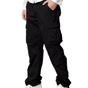 Match Men's Wild Cargo Pants(Black,36)