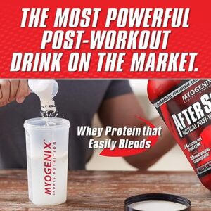 Myogenix Aftershock Post Workout, Unlimited Muscle Growth | Anabolic Whey Protein | Mass Building Carbohydrates | Amino Stack Creatine and Glutamine Plus BCAAs | Fruit Punch 2.64 lbs