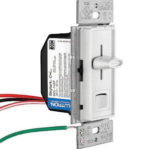 Lutron Skylark LED+ Dimmer Switch for Dimmable LED, Halogen and Incandescent Bulbs | 150W/Single-Pole or 3-Way | SCL-153P-LA | Light Almond