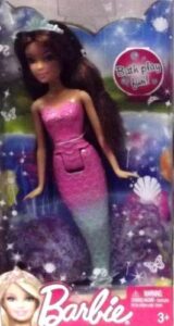 barbie brunette mermaid doll