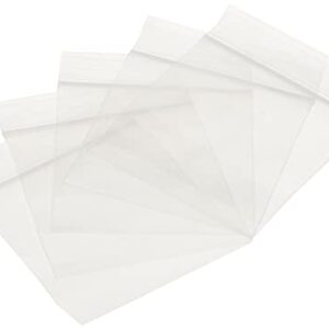 Beadaholique 100 Self Sealing, Zipline Brand Bags, Clear 2 mil. Thick Plastic - 2'' X 2'' (50mm x 50mm)