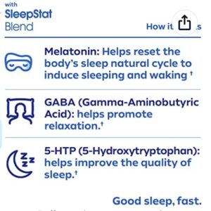 Dream Water Sleep Aid Supplement Drink; Melatonin 5mg, GABA, 5-HTP; Zero Sugar, Natural Flavors, No Added Colors, 2.5 oz Liquid Sleep Shots, Snoozeberry, 12-Count