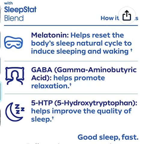 Dream Water Sleep Aid Supplement Drink; Melatonin 5mg, GABA, 5-HTP; Zero Sugar, Natural Flavors, No Added Colors, 2.5 oz Liquid Sleep Shots, Snoozeberry, 12-Count