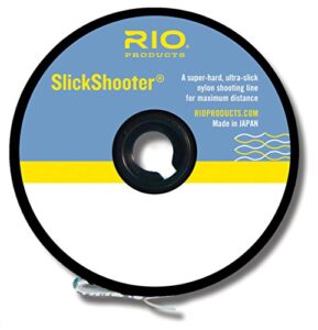 rio products fly line slick shooter 115' 44lb, red
