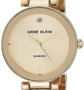 Anne Klein Women's Genuine Diamond Dial Bracelet Watch