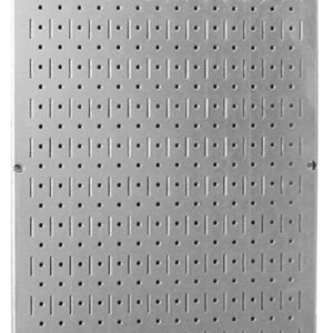 Wall Control Pegboard 32in x 16in Galvanized Metal Pegboard Tool Board Panel