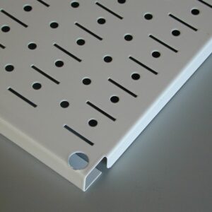 Wall Control Pegboard 32in x 16in Galvanized Metal Pegboard Tool Board Panel