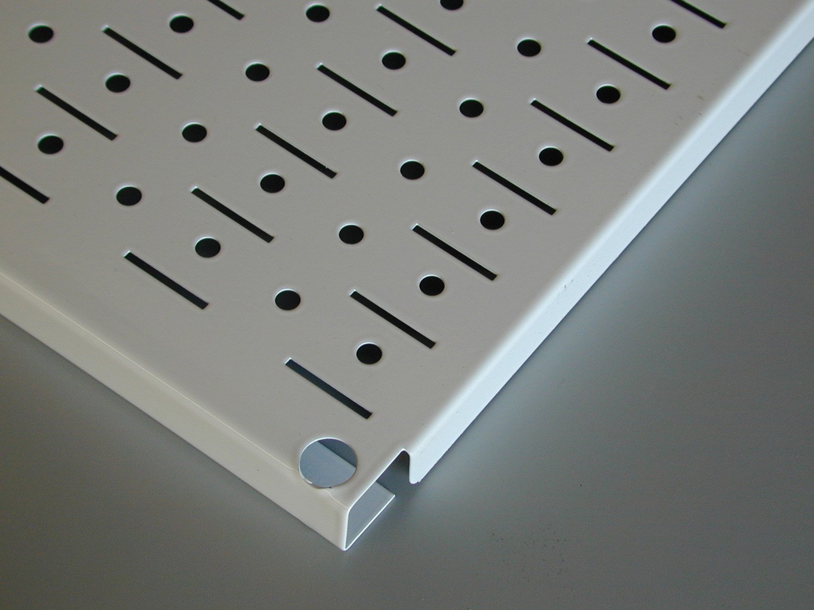 Wall Control Pegboard 32in x 16in Galvanized Metal Pegboard Tool Board Panel