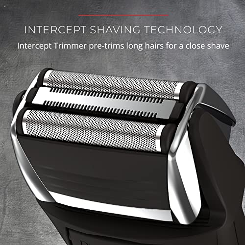 Remington Men's Electric Shaver Replacement Head for an exceptionally close, comfortable shave, Foil & Cutters compatible with Shavers F44900, F55800, and F77800.