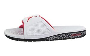 nike jordan hydro 3 mens sandals 854556-103_9 - white/university red-black