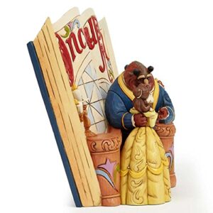 Disney Traditions by Jim Shore “Beauty and the Beast” Storybook Stone Resin Figurine, 6”