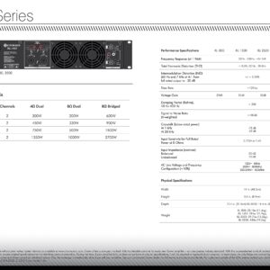 Crown XLi800 Two-channel, 300-Watt at 4Ω Power Amplifier