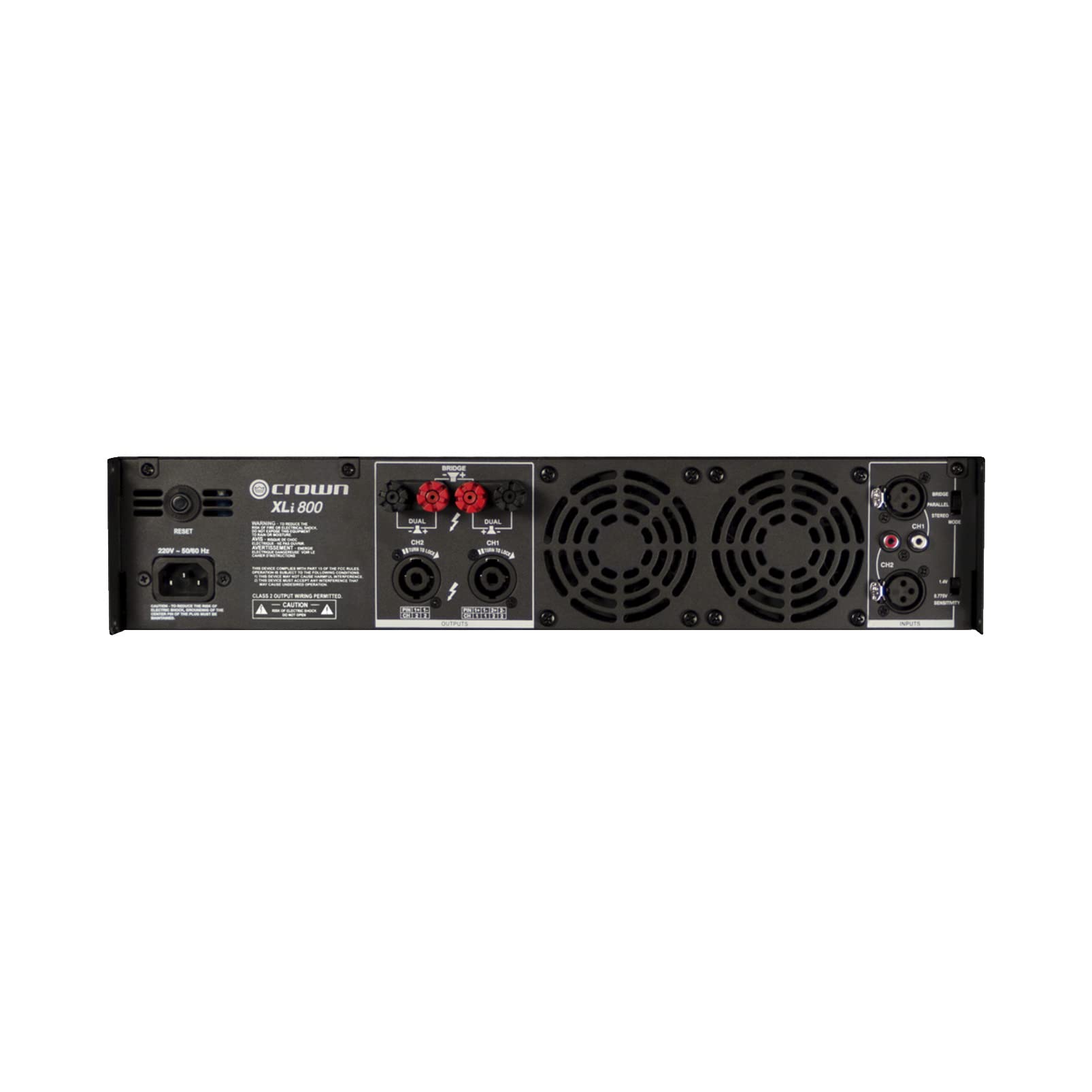 Crown XLi800 Two-channel, 300-Watt at 4Ω Power Amplifier