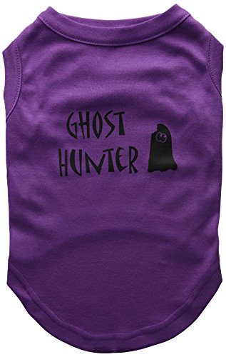 Mirage Pet Products Ghost Hunter Screen Print Shirt Purple with Black Lettering Lg (14)