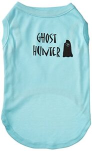 mirage pet products ghost hunter screen print shirt aqua with black lettering xl (16)