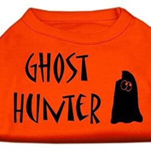 Mirage Pet Products Ghost Hunter Screen Print Shirt Light Pink with Black Lettering XS (8)