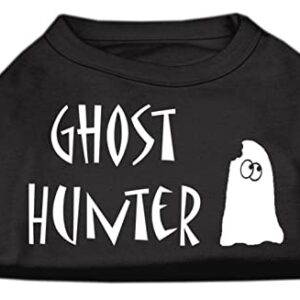 Mirage Pet Products Ghost Hunter Screen Print Shirt Light Pink with Black Lettering XS (8)