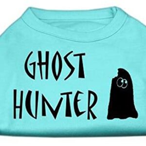 Mirage Pet Products Ghost Hunter Screen Print Shirt Light Pink with Black Lettering XS (8)