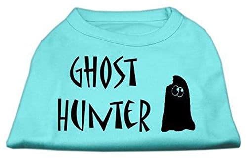 Mirage Pet Products Ghost Hunter Screen Print Shirt Light Pink with Black Lettering XS (8)