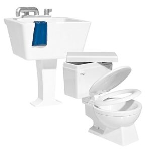 hardcore toilet and sink combo deal for wrestling action figures