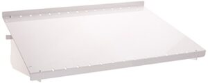 wall control pegboard shelf 12in deep pegboard shelf assembly for wall control pegboard and slotted tool board – white