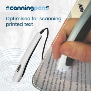 C Pen Text to Speech TS1 Scanning Pen - OCR Scanning Device for Reading, Literacy & Learning | Assistive Tool for Dyslexia & Learning Differences | Tests, Meetings, Study | Windows & Mac