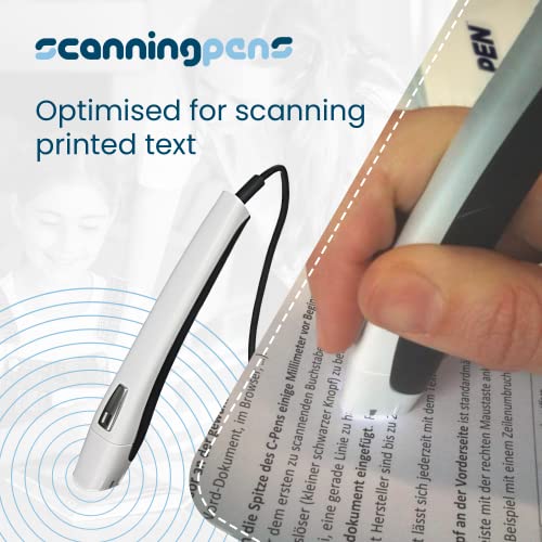 C Pen Text to Speech TS1 Scanning Pen - OCR Scanning Device for Reading, Literacy & Learning | Assistive Tool for Dyslexia & Learning Differences | Tests, Meetings, Study | Windows & Mac